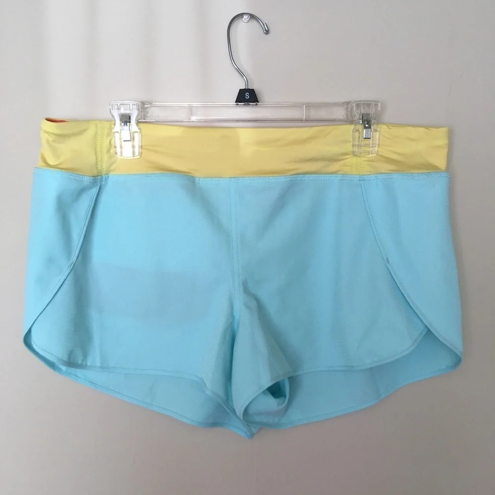 Patagonia Ice Blue Polyester Swim Shorts